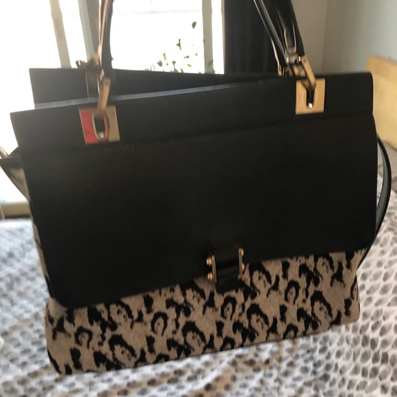 Vince Camuto Beca Genuine Calf Leather Satchel - Picture 1 of 5